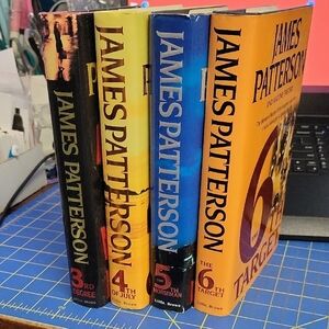 James Patterson Book Set of 4: 3 4 5 6 Womens Murder Club Preloved